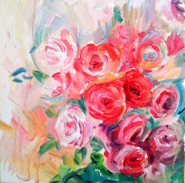 Художница Анжелика Привалихина.Цветочное