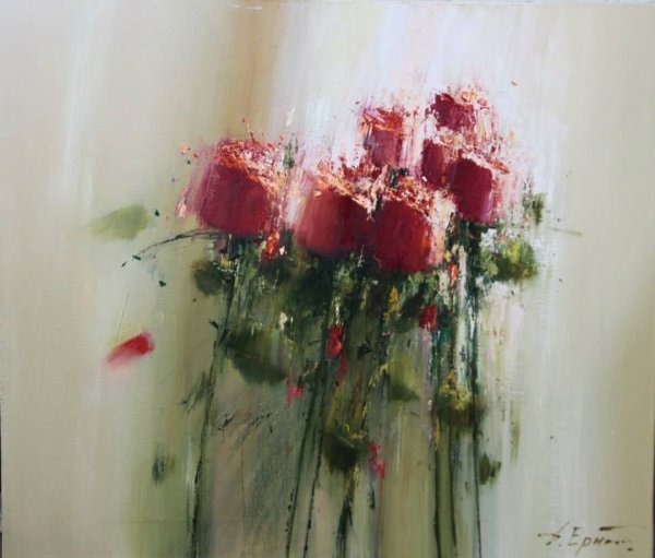 Angela Moulton картины цветы