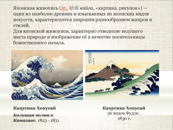 Живопись Японии презентация