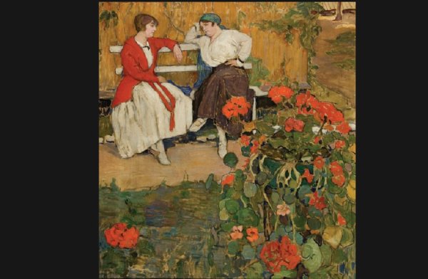 Елена Андреевна Киселёва дачницы», 1915