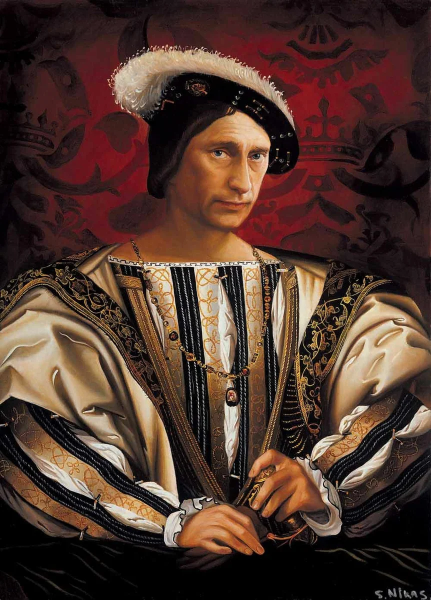 Никас Сафронов портреты