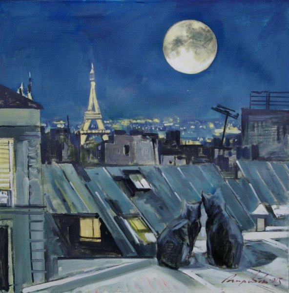 Ван Гог крыши Парижа