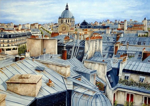Алексей Бутырский крыши Парижа
