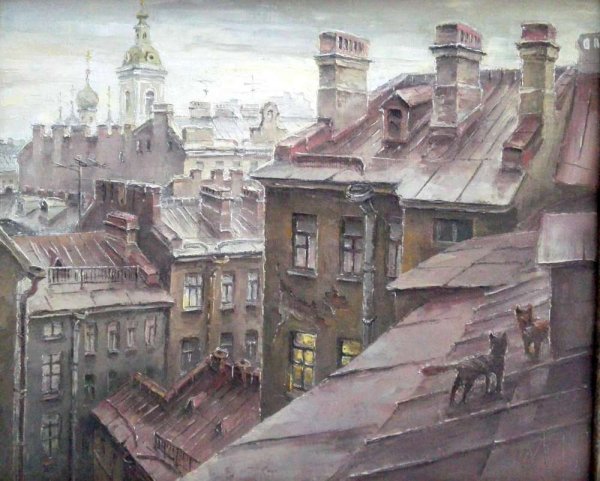 Крыши Петербурга Лобанова Маргарита