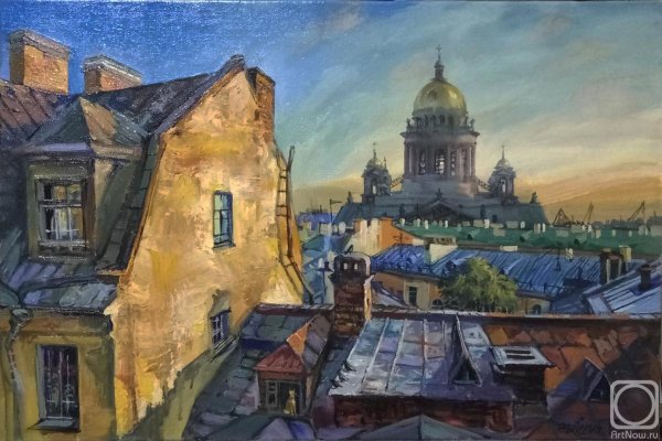 Крыши живопись