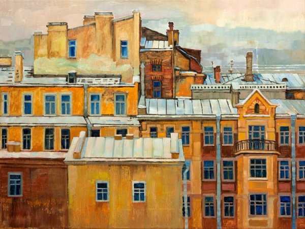 Пятиэтажки живопись