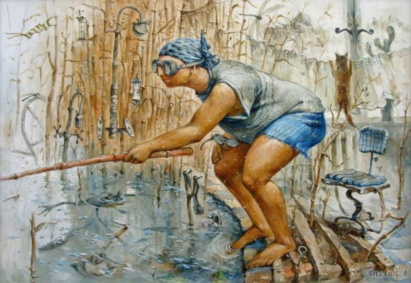 Художник Владимир Оленберг коты