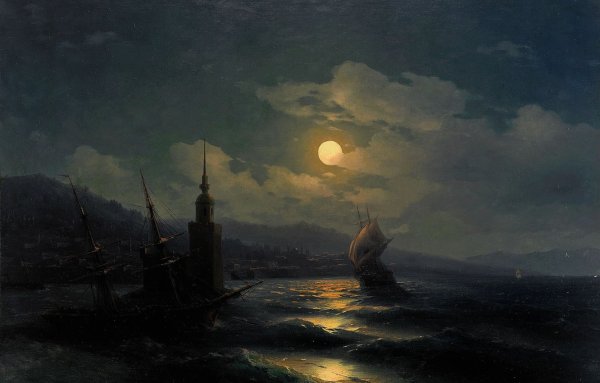 Иван Константинович Айвазовский(1817-1900)Лунная ночь