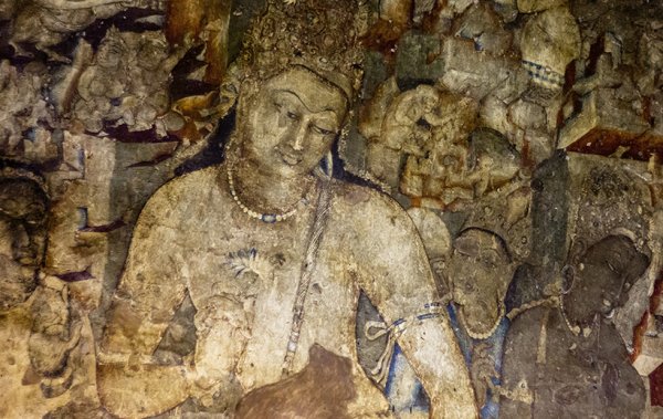 Росписи пещерных храмов Аджанты