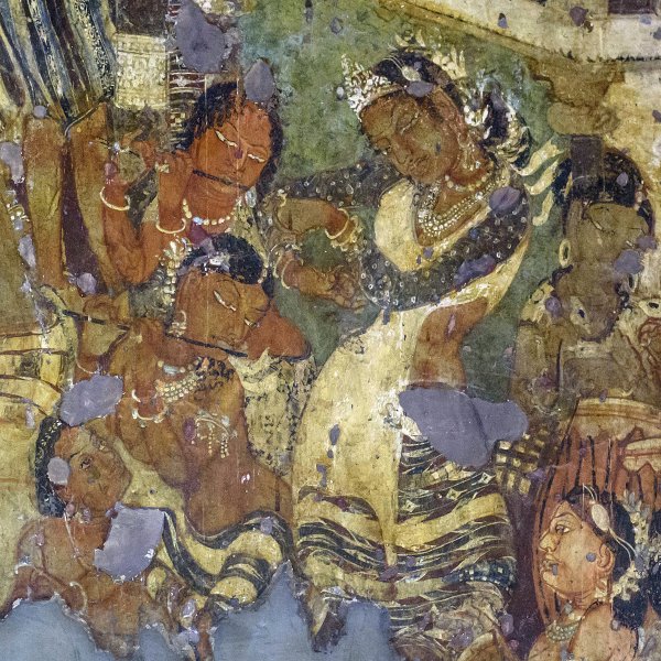 Пещеры Аджанты фрески