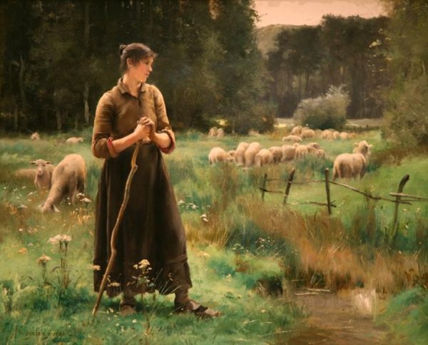 Жюльен Дюпре "крестьянка"