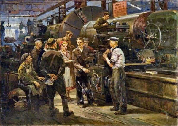 Нефтяники живопись