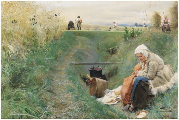 Андерс Цорн хлеб наш насущный