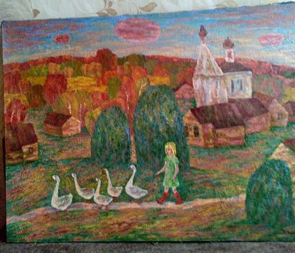 Олег Шупляк художник деревня