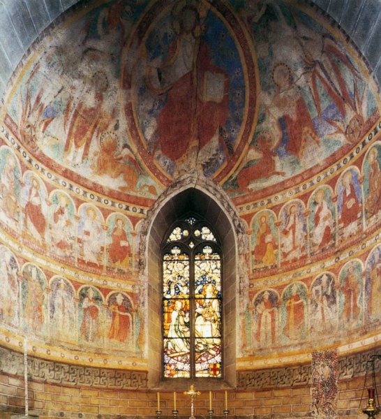 Романская фресковая живопись