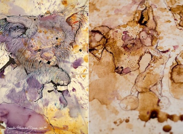 Картина из пятен