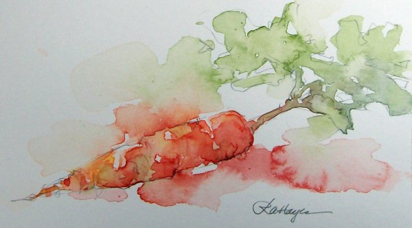 Технология пятен в рисовании акварелью