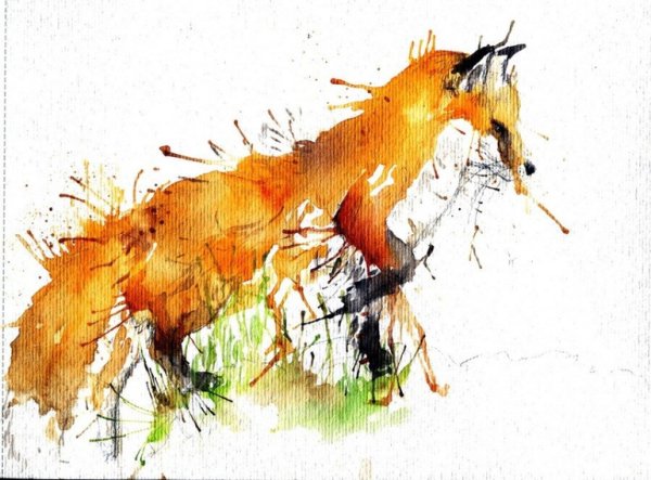 Рисование кляксами