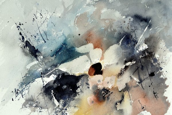 Абстрактная акварель