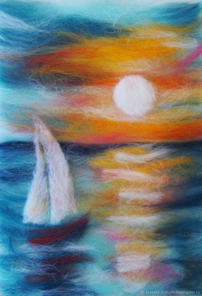 Живопись шерстью