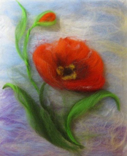 Шерстяная акварель для детей