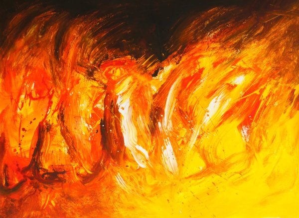 Огонь в картинах художников