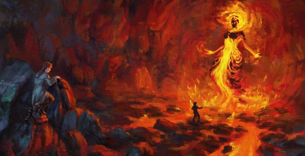Огонь в картинах художников