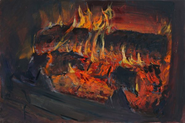 Огонь живопись