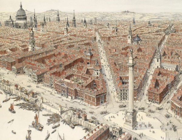 Кристофер РЕН план Лондона