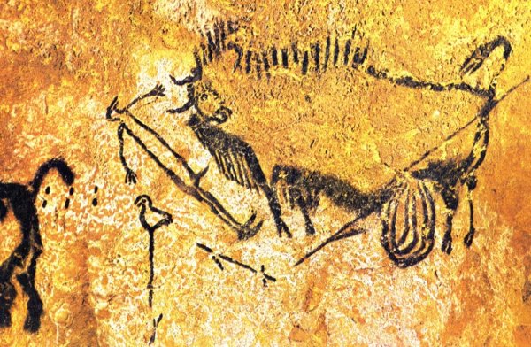 Пещера Ласко человек и Бизон