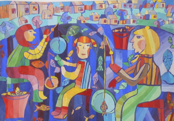 Композиция 1 класс художественной школы