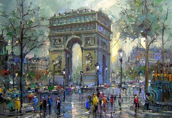 Импрессионизм картины Антуан Бланшар