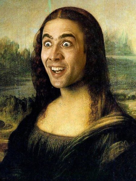 Николас Кейдж Мона Лиза