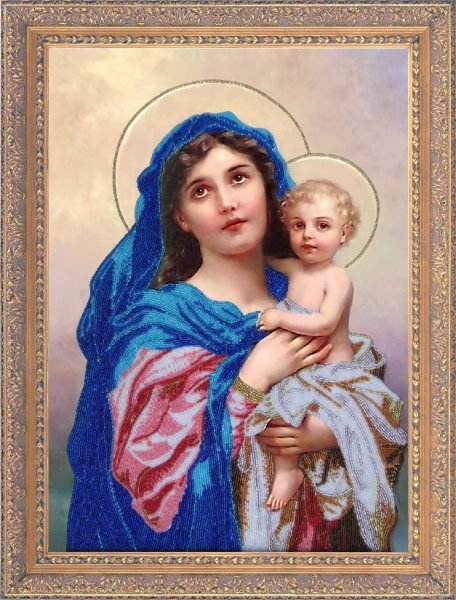 Бернгард Плокхорст «Скорбящая Богоматерь с ангелом»