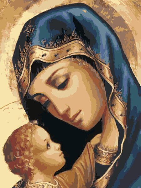 Живопись Ханс Зацка Дева Мария