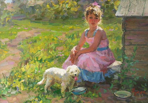 Владимир Гусев картины деревенская Инделия
