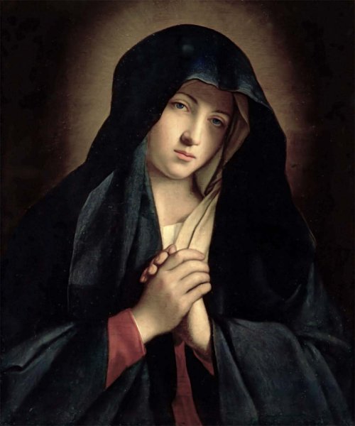 Икона Святой Девы Марии с младенцем