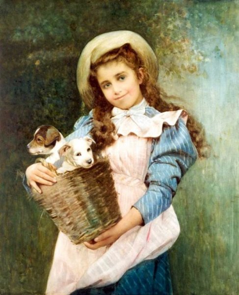 Эмиль Вернон портреты детей