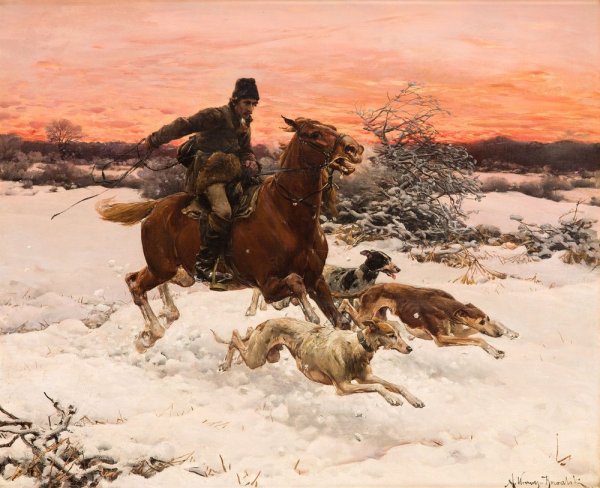 Черкесские разведчики, Alfred Kowalski-Wierusz