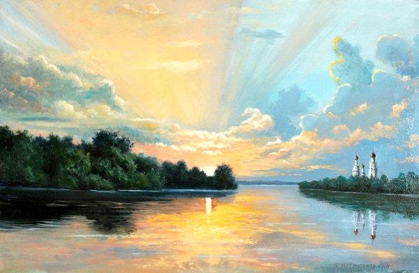 Художник Виктор Несмеянов.пейзажи