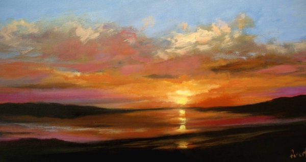 Пейзаж красками Куинджи