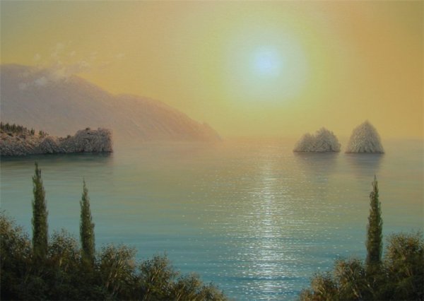 Горячев Александр море живопись