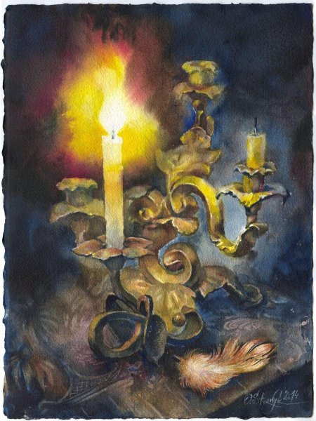 Подсвечники в живописи