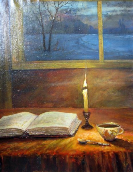 Натюрморт со свечой