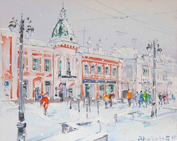 Омский художник Сергей Демиденко