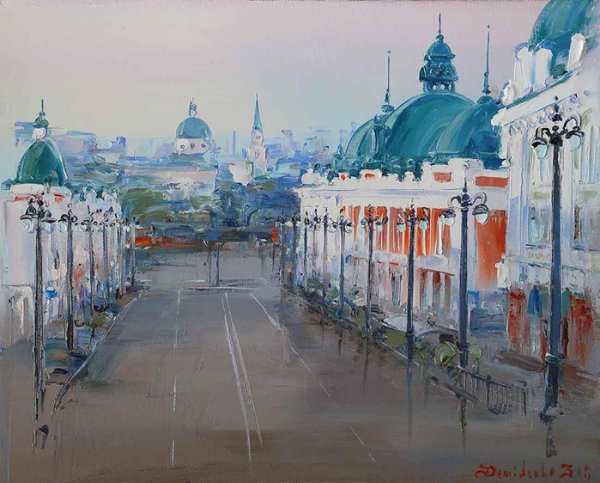 Омский художник Сергей Демиденко