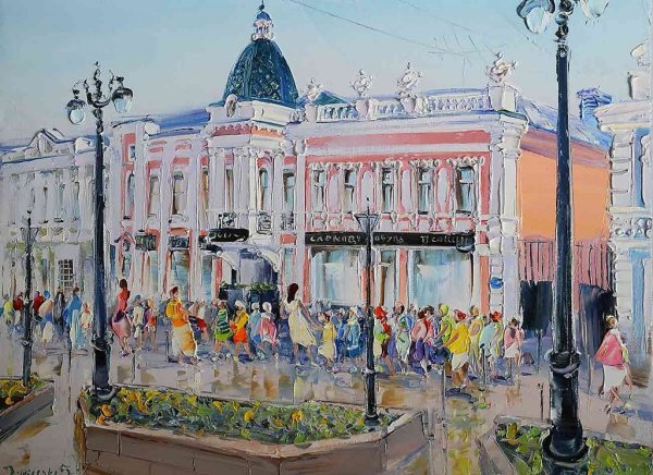 Омский художник Сергей Демиденко