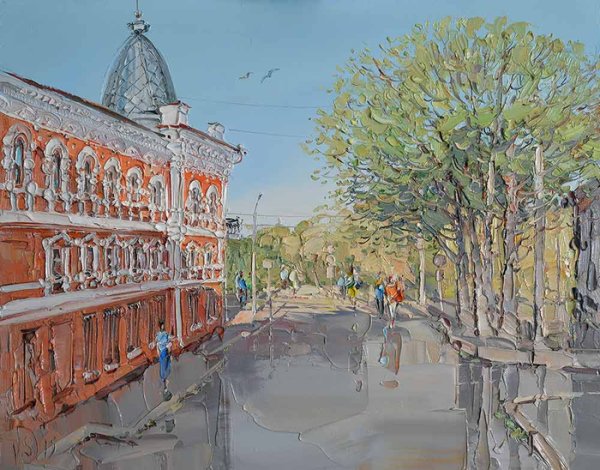 Омский художник Сергей Демиденко