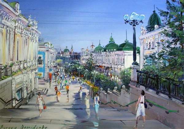 Омский художник Сергей Демиденко