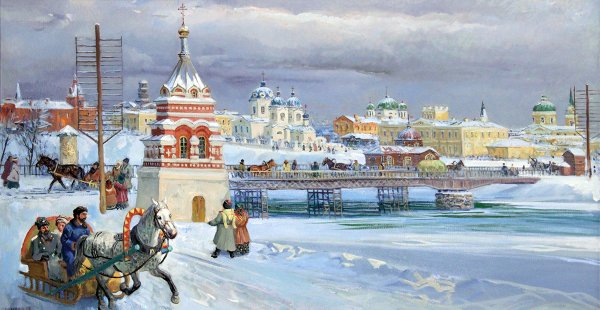 Омск на картинах художников